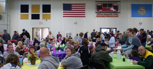 Breakfast in the Community Building!